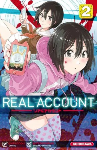 Couverture du manga Real account Tome 2