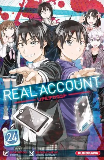 Couverture du manga Real account Tome 24