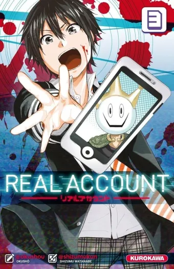 Couverture du manga Real account Tome 3