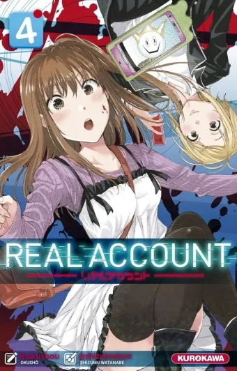 Couverture du manga Real account Tome 4