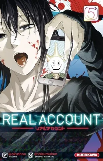 Couverture du manga Real account Tome 5