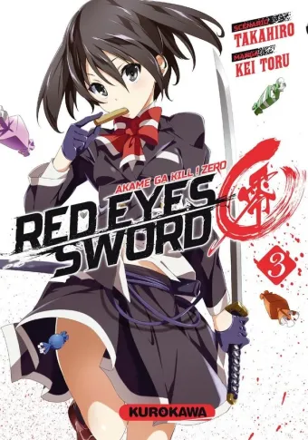 Couverture du manga Red eyes sword – Akame ga kill ! Zero Tome 3