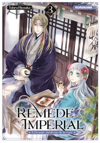 Couverture du manga Remède impérial – l’étrange médecin de la cour Tome 3