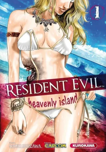 Couverture du manga Resident evil – heavenly island Tome 1