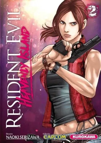 Couverture du manga Resident evil – heavenly island Tome 2