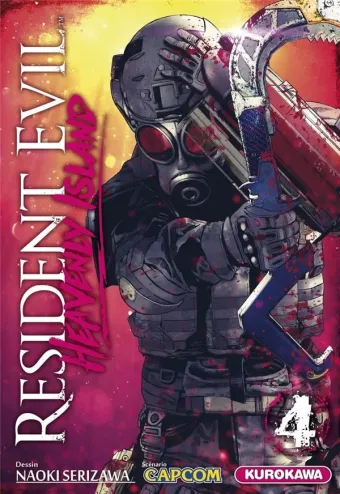 Couverture du manga Resident evil – heavenly island Tome 4