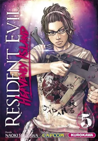 Couverture du manga Resident evil – heavenly island Tome 5