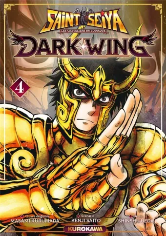Couverture du manga Saint Seiya – les chevaliers du zodiaque – dark wing Tome 4
