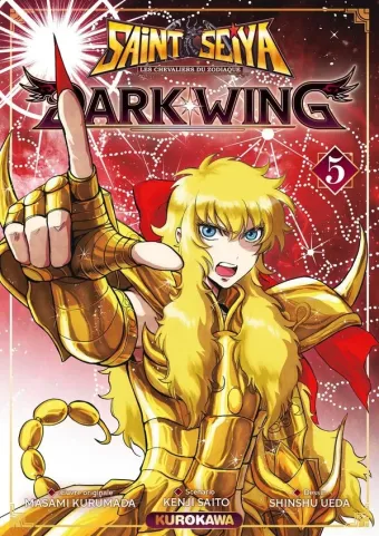Couverture du manga Saint Seiya – les chevaliers du zodiaque – dark wing Tome 5