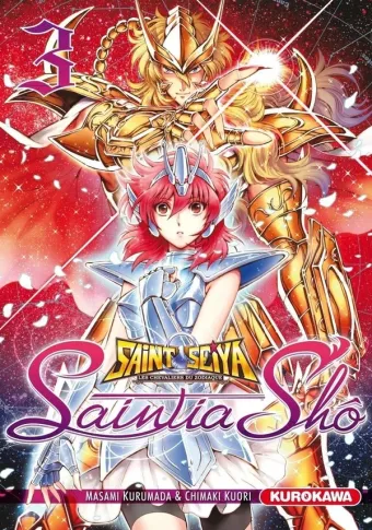 Couverture du manga Saint Seiya – les chevaliers du zodiaque – Saintia Shô Tome 3