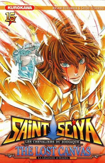 Couverture du manga Saint-Seiya – les chevaliers du zodiaque – the lost canvas – la légende d’Hadès Tome 15