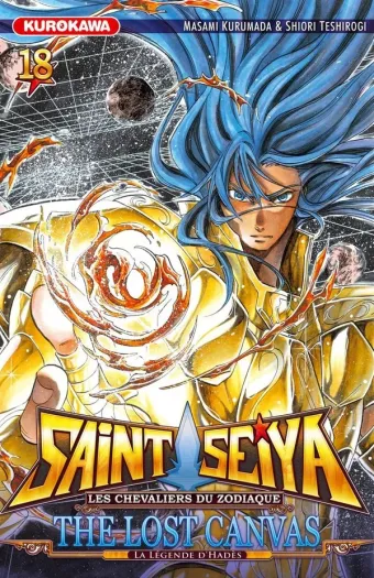 Couverture du manga Saint-Seiya – les chevaliers du zodiaque – the lost canvas – la légende d’Hadès Tome 18