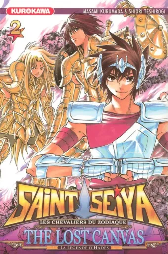 Couverture du manga Saint-Seiya – les chevaliers du zodiaque – the lost canvas – la légende d’Hadès Tome 2