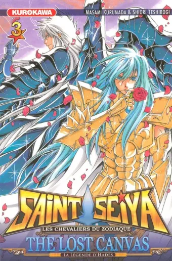Couverture du manga Saint-Seiya – les chevaliers du zodiaque – the lost canvas – la légende d’Hadès Tome 3