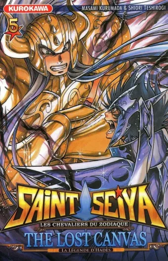 Couverture du manga Saint-Seiya – les chevaliers du zodiaque – the lost canvas – la légende d’Hadès Tome 5