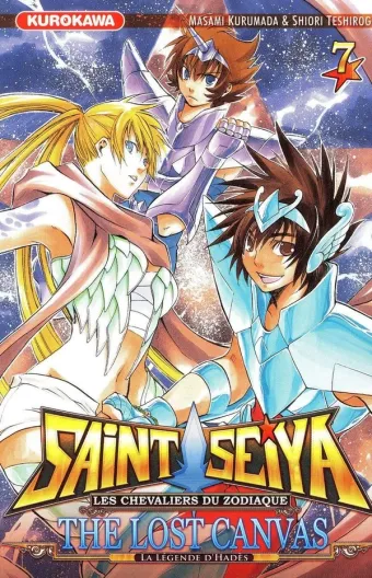 Couverture du manga Saint-Seiya – les chevaliers du zodiaque – the lost canvas – la légende d’Hadès Tome 7
