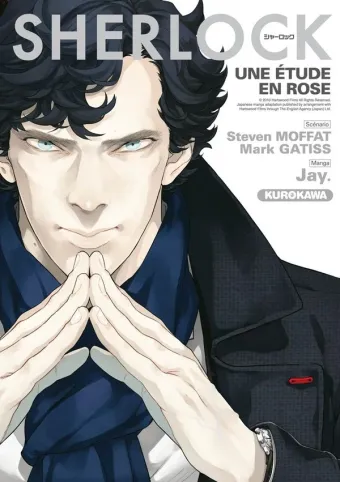 Couverture du manga Sherlock Tome 1, « Une étude en rose »