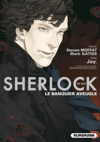 Couverture du manga Sherlock Tome 2, « Le banquier aveugle »