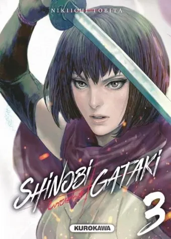 Couverture du manga Shinobi gataki Tome 3