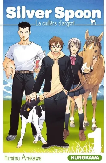 Couverture du manga Silver spoon – la cuillère d’argent Tome 1