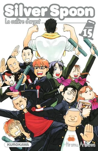 Couverture du manga Silver spoon – la cuillère d’argent Tome 15