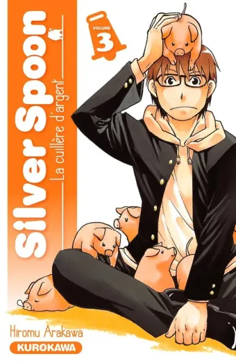 Couverture du manga Silver spoon – la cuillère d’argent Tome 3