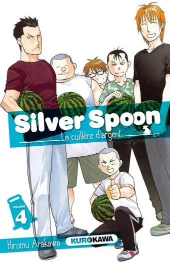 Couverture du manga Silver spoon – la cuillère d’argent Tome 4