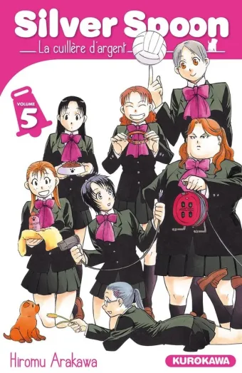 Couverture du manga Silver spoon – la cuillère d’argent Tome 5