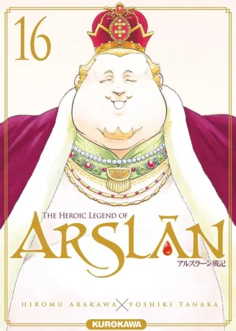 Couverture du manga The heroic legend of Arslân Tome 16