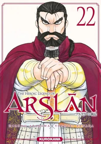 Couverture du manga The heroic legend of Arslân Tome 22