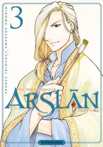 Couverture du manga The heroic legend of Arslân Tome 3
