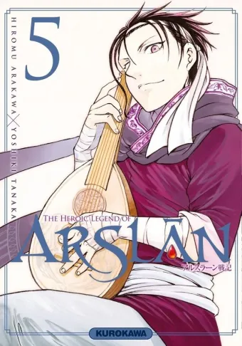 Couverture du manga The heroic legend of Arslân Tome 5