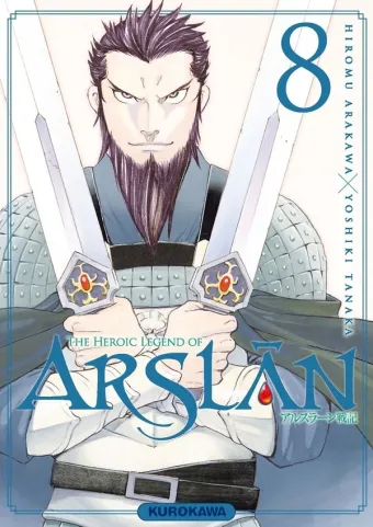 Couverture du manga The heroic legend of Arslân Tome 8