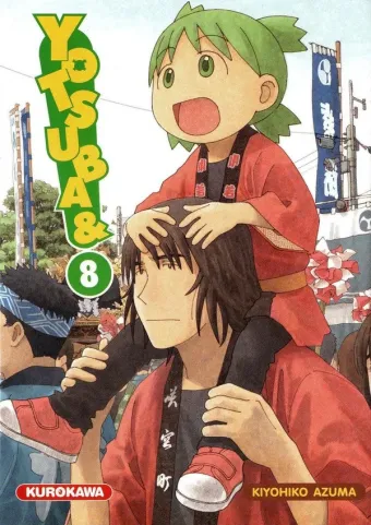 Couverture du manga Yotsuba & ! Tome 8