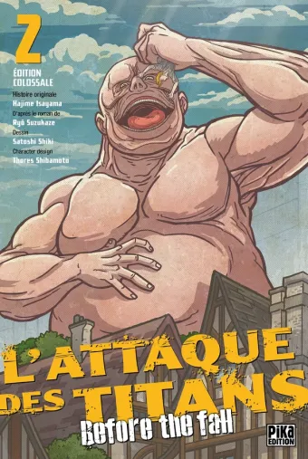 Couverture du manga L’Attaque des Titans – Before the Fall Édition Colossale Tome 2