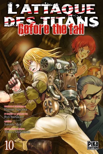 Couverture du manga L’Attaque des Titans – Before the Fall L'Attaque des Titans - Before the Fall · Tome 10, « Tome 10 »