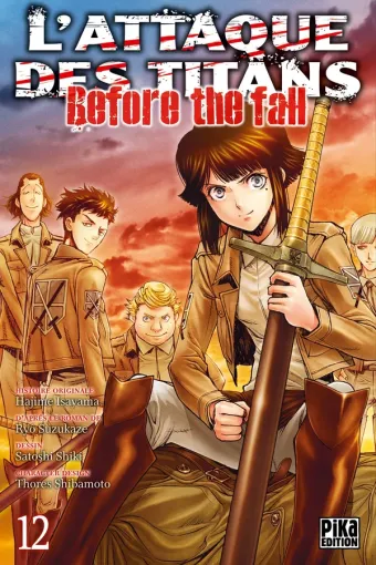 Couverture du manga L’Attaque des Titans – Before the Fall L'Attaque des Titans - Before the Fall · Tome 12, « Tome 12 »