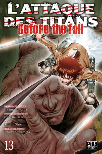 Couverture du manga L’Attaque des Titans – Before the Fall L'Attaque des Titans - Before the Fall · Tome 13, « Tome 13 »