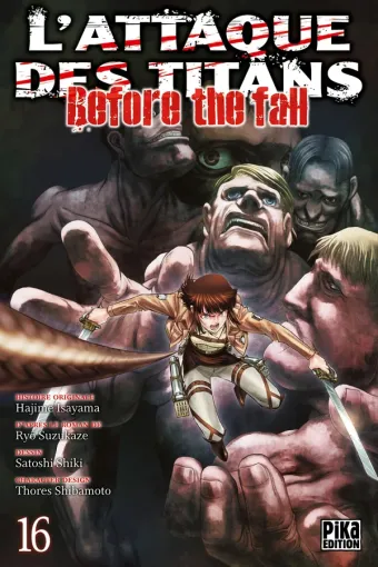 Couverture du manga L’Attaque des Titans – Before the Fall L'Attaque des Titans - Before the Fall · Tome 16, « Tome 16 »