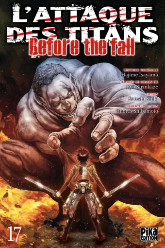 Couverture du manga L’Attaque des Titans – Before the Fall L'Attaque des Titans - Before the Fall · Tome 17, « Tome 17 »
