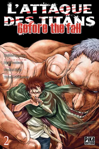 Couverture du manga L’Attaque des Titans – Before the Fall L'Attaque des Titans - Before the Fall · Tome 2, « Tome 2 »