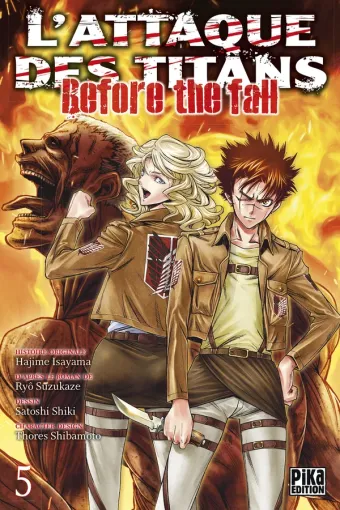 Couverture du manga L’Attaque des Titans – Before the Fall L'Attaque des Titans - Before the Fall · Tome 5, « Tome 5 »