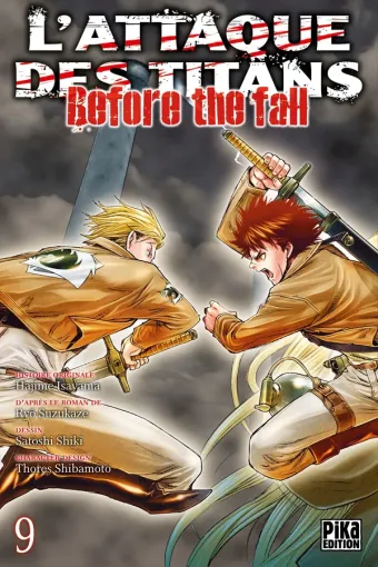 Couverture du manga L’Attaque des Titans – Before the Fall L'Attaque des Titans - Before the Fall · Tome 9, « Tome 9 »