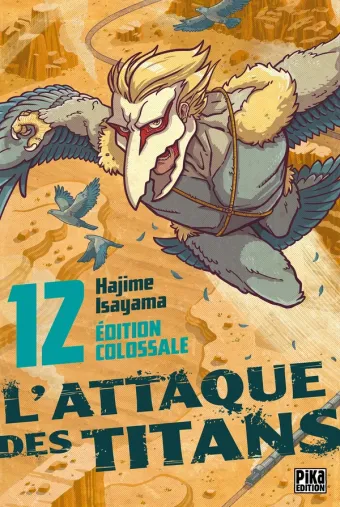 Couverture du manga L’Attaque des Titans Édition Colossale Tome 12