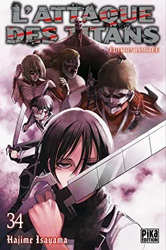 Couverture du manga L’Attaque des Titans – Édition de 2016 Tome 34