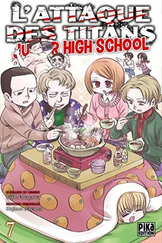 Couverture du manga L’attaque des titans – junior high school – Édition de 2016 Tome 7