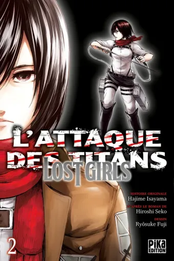 Couverture du manga L’Attaque des Titans – Lost Girls L'Attaque des Titans - Lost Girls · Tome 2, « Tome 2 »