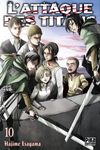 Couverture du manga L’Attaque des Titans L'Attaque des Titans · Tome 10, « Tome 10 »