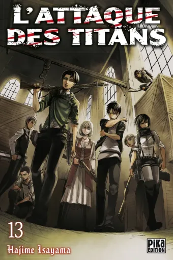 Couverture du manga L’Attaque des Titans L'Attaque des Titans · Tome 13, « Tome 13 »