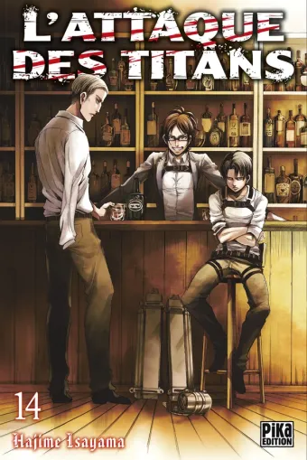 Couverture du manga L’Attaque des Titans L'Attaque des Titans · Tome 14, « Tome 14 »